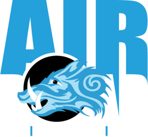 Air Boar - Square Logo - White